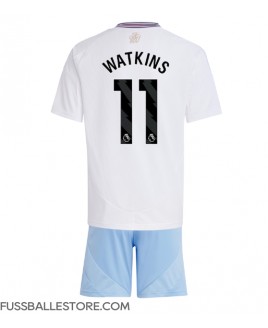 Günstige Aston Villa Ollie Watkins #11 Auswärts Trikotsatzt Kinder 2024-25 Kurzarm (+ Kurze Hosen)